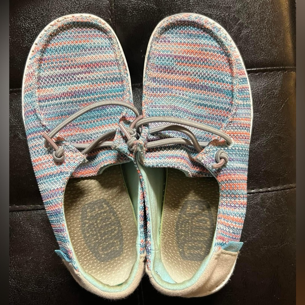 Kids hey dudes basically brand new. Barely worn size 1-2